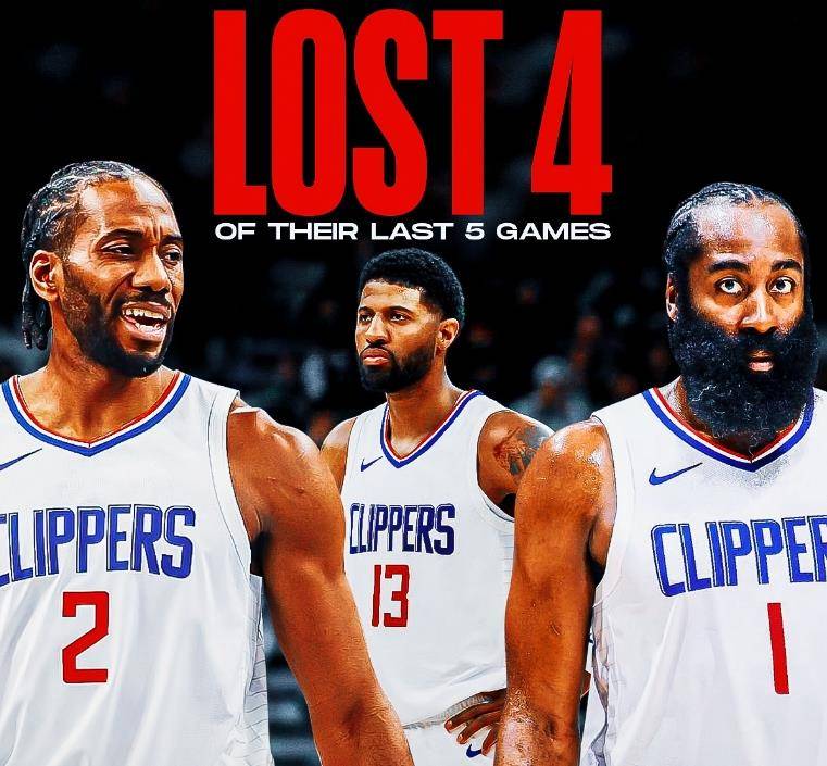 北京时间3月18日,快船在主场以93-110惨败老鹰,近5战仅赢1场(3月15日