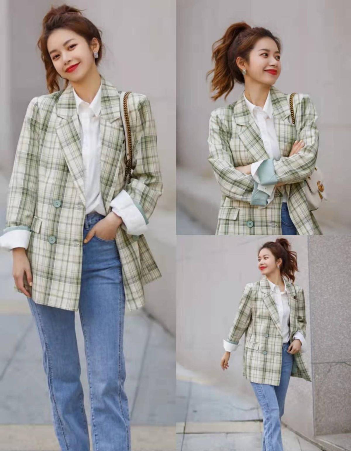 原创把春天穿在身上人比花娇的早春穿搭日常这样穿温柔到心碎