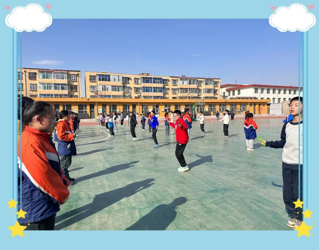 北关小学校"好问″杯春季体育系列活动一一跳绳比赛