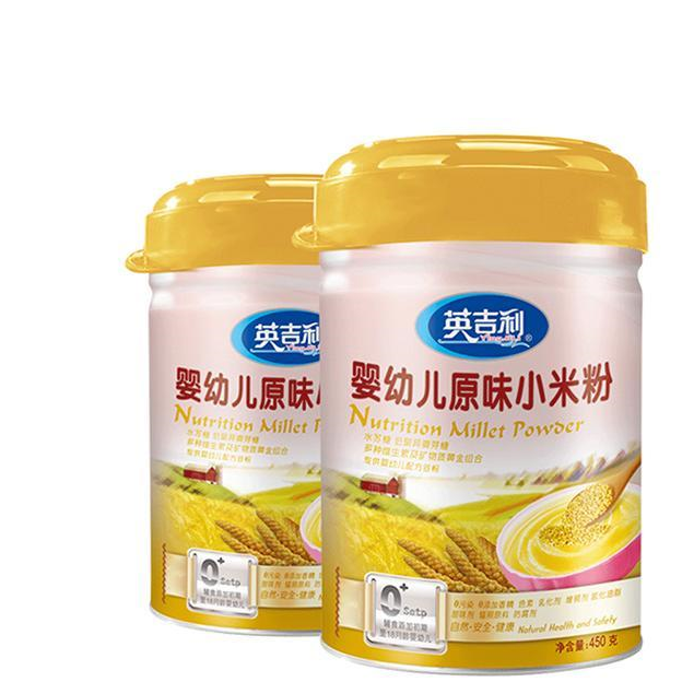 英吉利婴儿小米米粉,采用北纬优质小米作为原料,科学的制作流程为食品