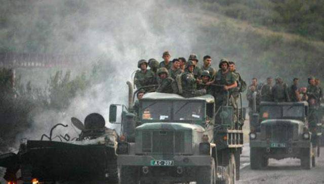 此战结束以后有74名俄罗斯军人牺牲,而格鲁吉亚军队的伤亡人数则达到