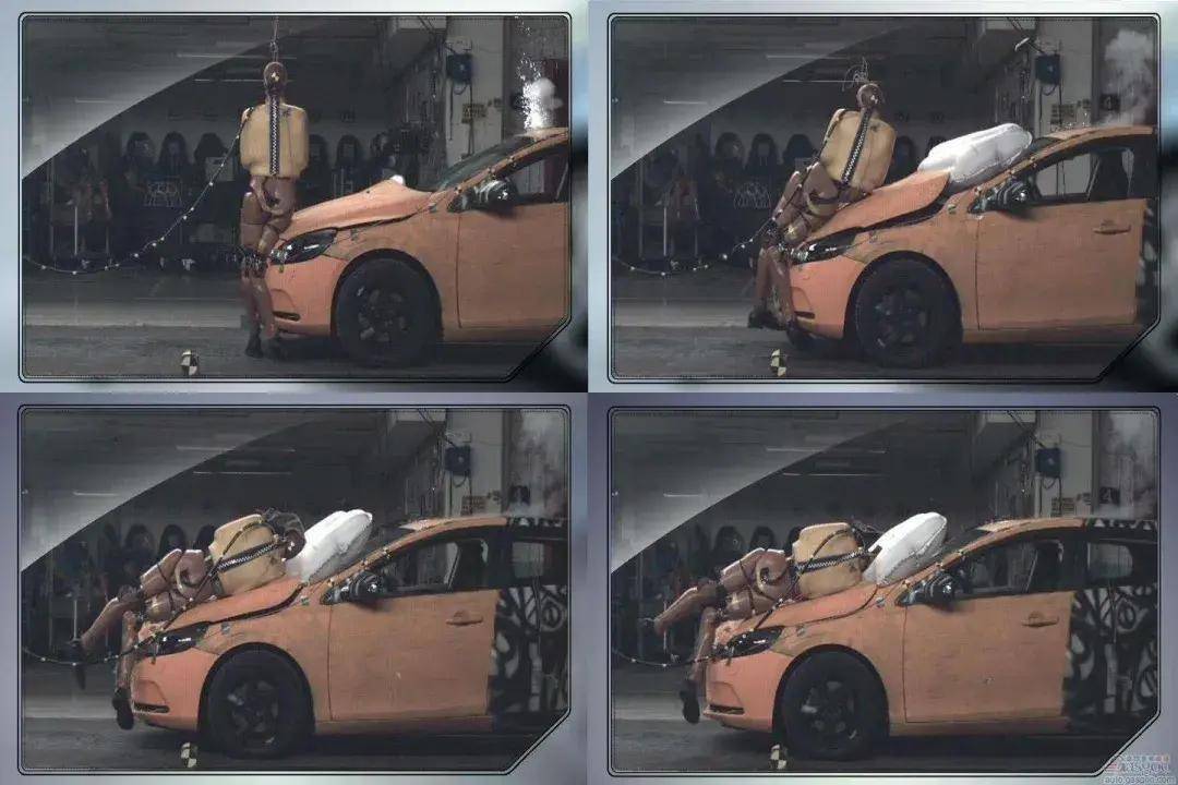 为了完成汽车碰撞测试,他们用真人,动物,尸体试验.