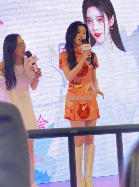 谁说小个子不能穿旗袍鞠婧祎故意剪短20cm秀出的泡芙腿太绝了