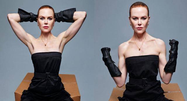 原创57岁妮可基德曼近照肌肉线条紧致大长腿好美冻龄天花板