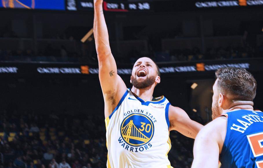 原创库里275勇士被湖人反超布伦森狂轰347遭佩顿暗算险受伤