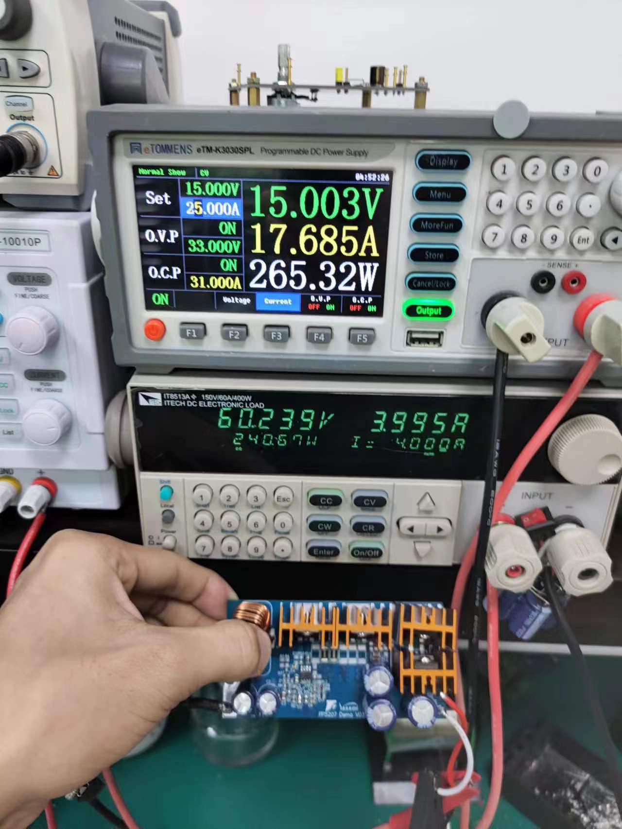 做一款大功率boost升压电源icfp520715v升压60v240w