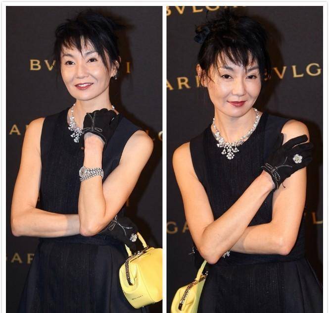 原创优雅老去的张曼玉好美身材能保养这么好不容易黑裙穿得真高级