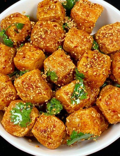 一天能卖出1000多份的网红炸豆腐配方来了配方改良过口感更丰满