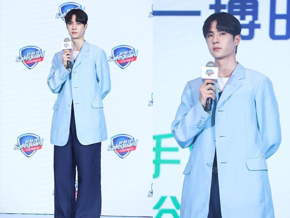 原创王一博生图都难掩帅气银线西装配中分发型儒雅帅气超靓