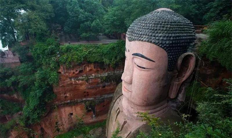 原创62年政府修缮乐山大佛在心脏部位发现密室揭开1200年前的传说