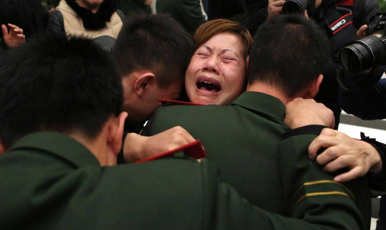 心碎烈士遗体告别式现场英雄走好祖国人民永远铭记你们