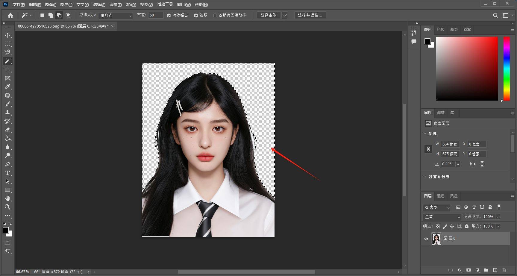 证件照一键生成教程,在家就可以制作!_操作_工具_背景图