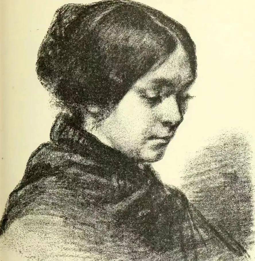 米勒的素描手稿真诚的朴素