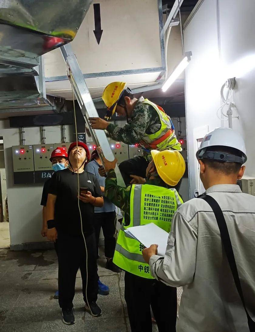 中德启锐开展北京市轨道交通17号线工程消防查验技术服