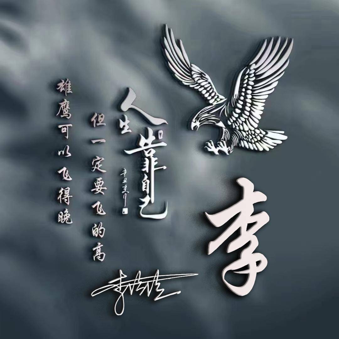 2024姓氏头像第1期精选28张3d商务大气签名头像请查收