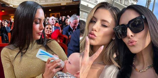 瓦妮莎再次亮相一家四口欢聚热情参与篮球盛事焕发自信