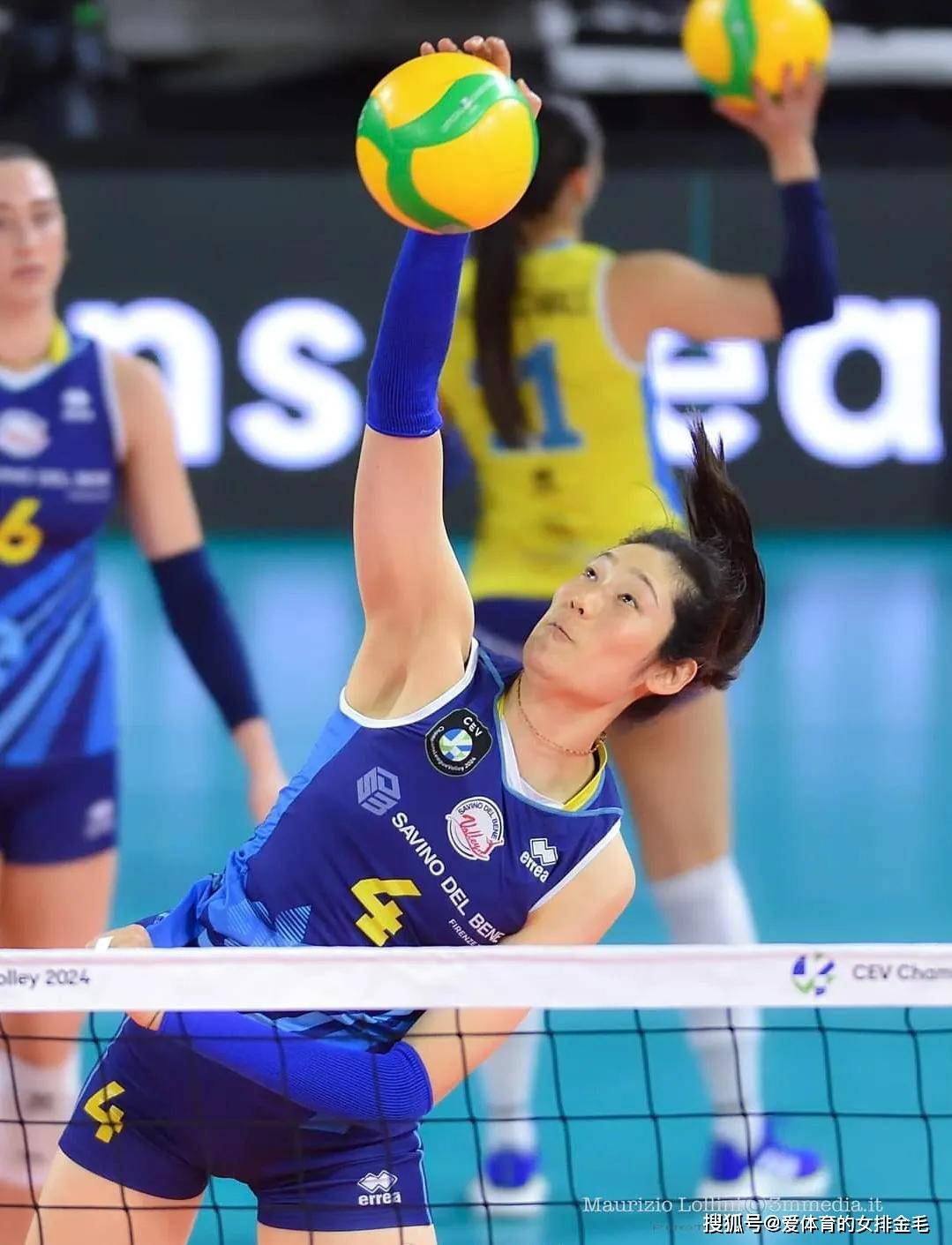 原创意甲主攻榜单美国女排四人上榜朱婷进攻效率第一一传也进步