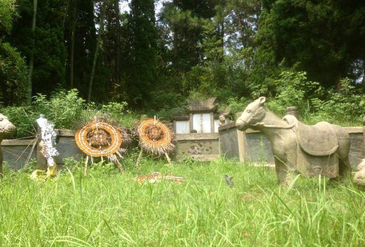 谭嗣同墓地寒酸简陋杂草丛生当年斩首时被整整砍了30多刀而死