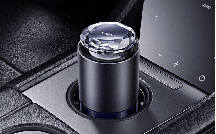 浓淡随性,如钻璀璨,倍思按压控香车载香薰水晶版