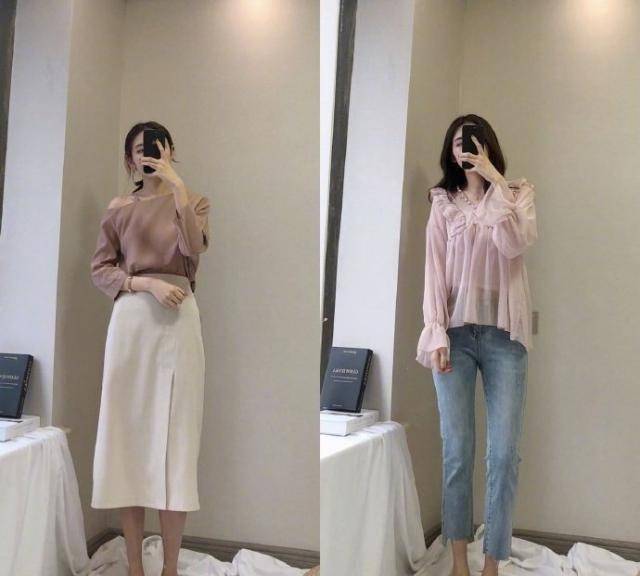 原创12套早秋气质休闲通勤风穿搭,短袖t恤搭配半身裙,优雅又时髦_衣服