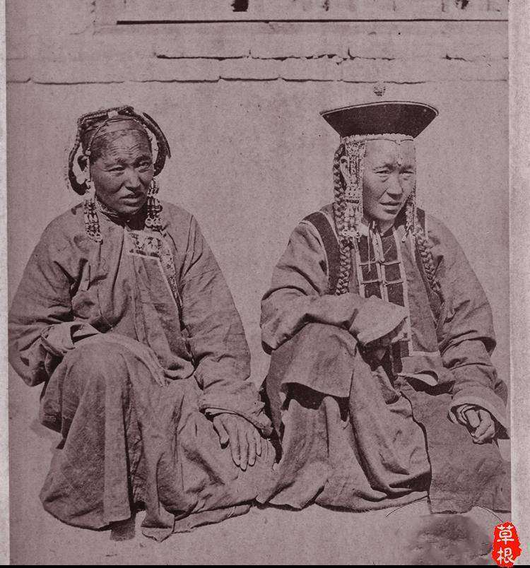 历史老图:清朝末年,蒙古族女人的真实形象