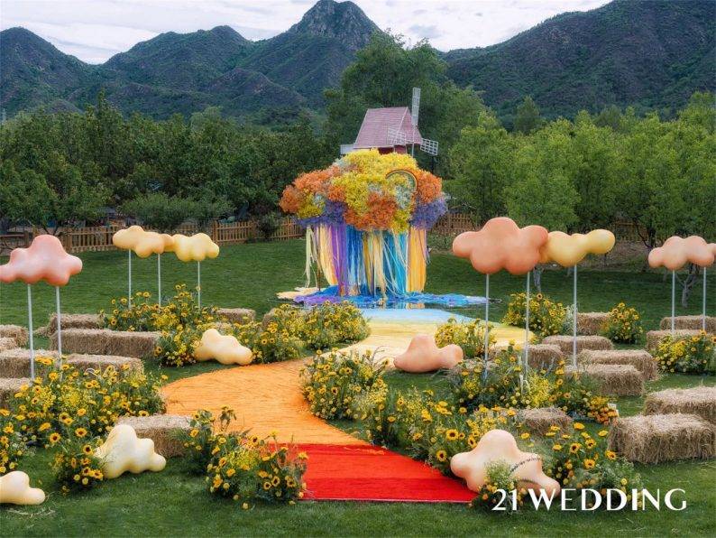 超出片的婚礼微景观!