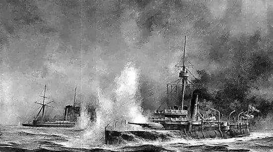 原创苍天有眼十年前逃过致远舰撞击的吉野号十年后被猪队友撞沉