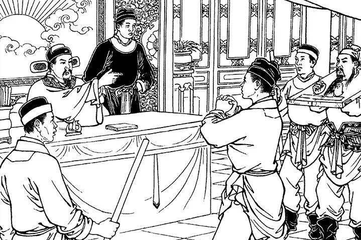 原创元代时一小偷行窃无意间揭开了恶妻杀夫藏尸榻下两年的连环案