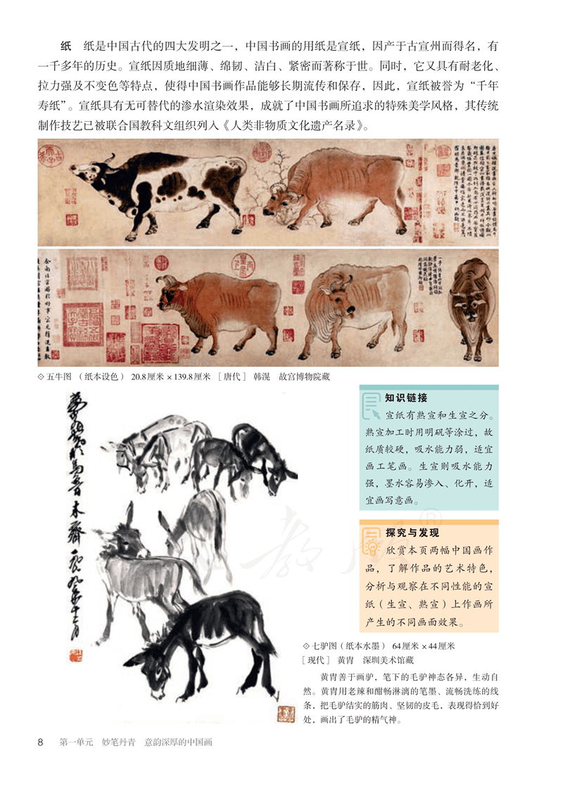 人教版高中美术选择性必修二电子课本中国书画