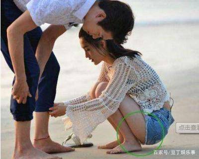 原创李沁的身材有多撩看她蹲在沙滩上的样子网友太美