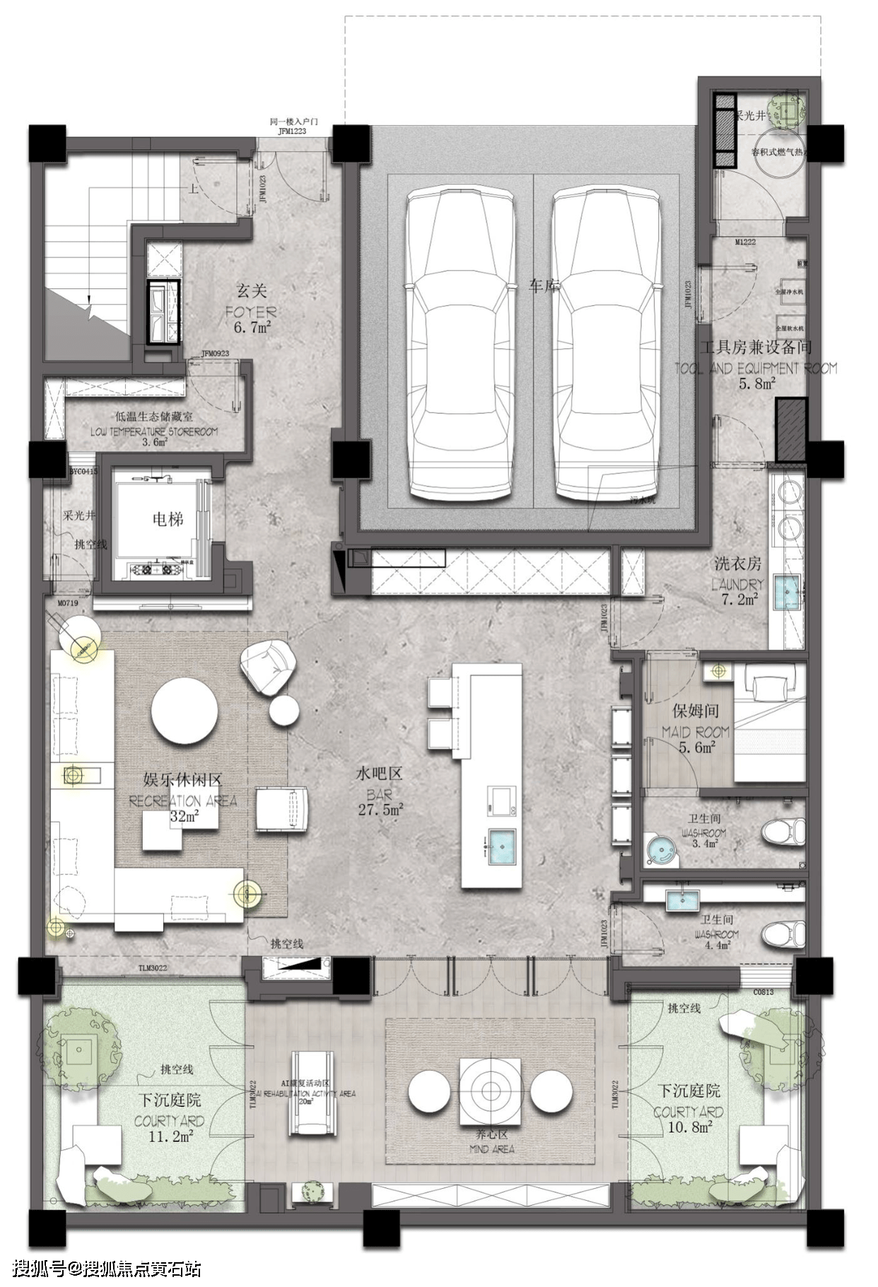 天宸国际社区-详情解说_户型_空间_地下