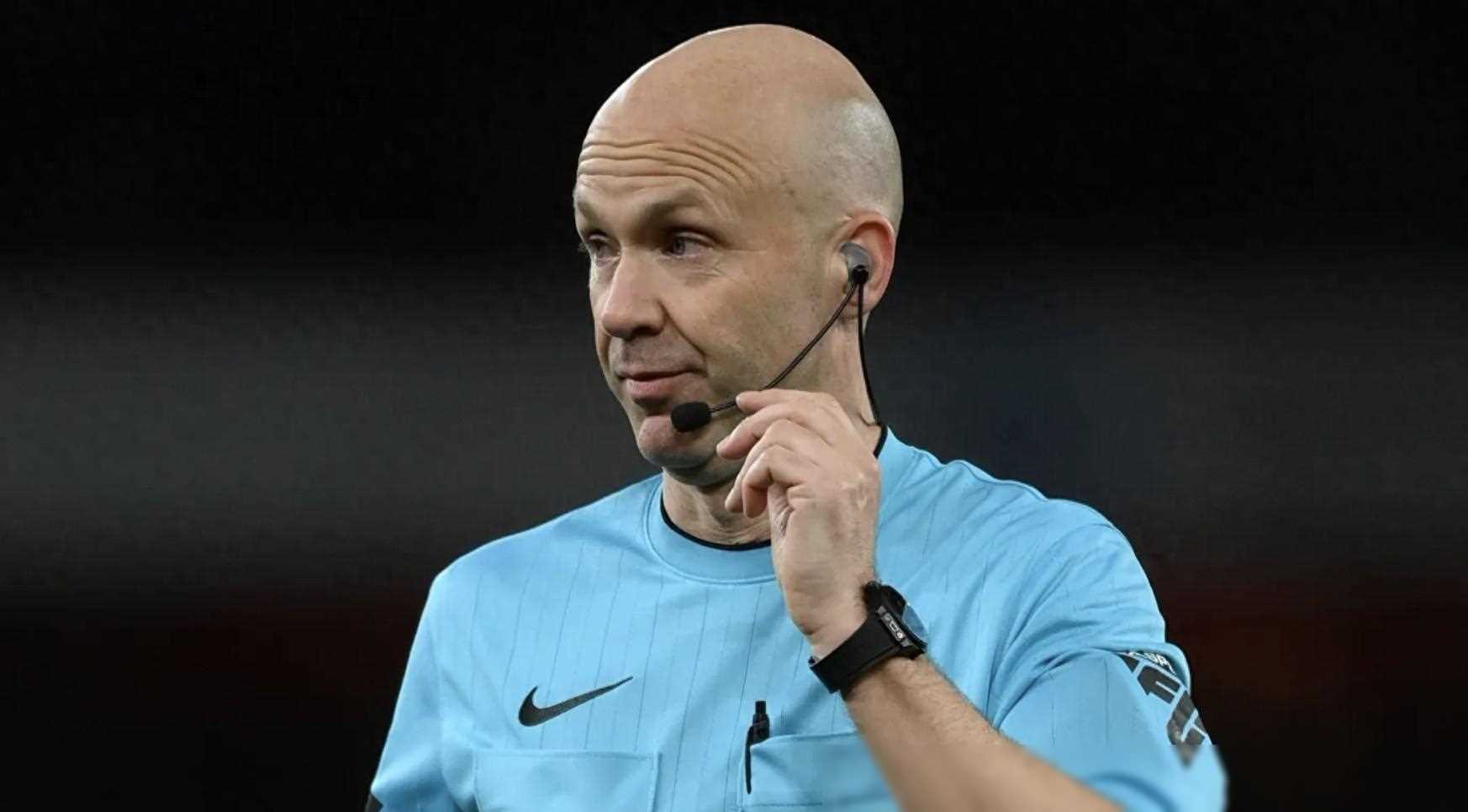 英超第30轮裁判现身泰勒主裁曼城对战阿森纳胡珀掌管曼联战局