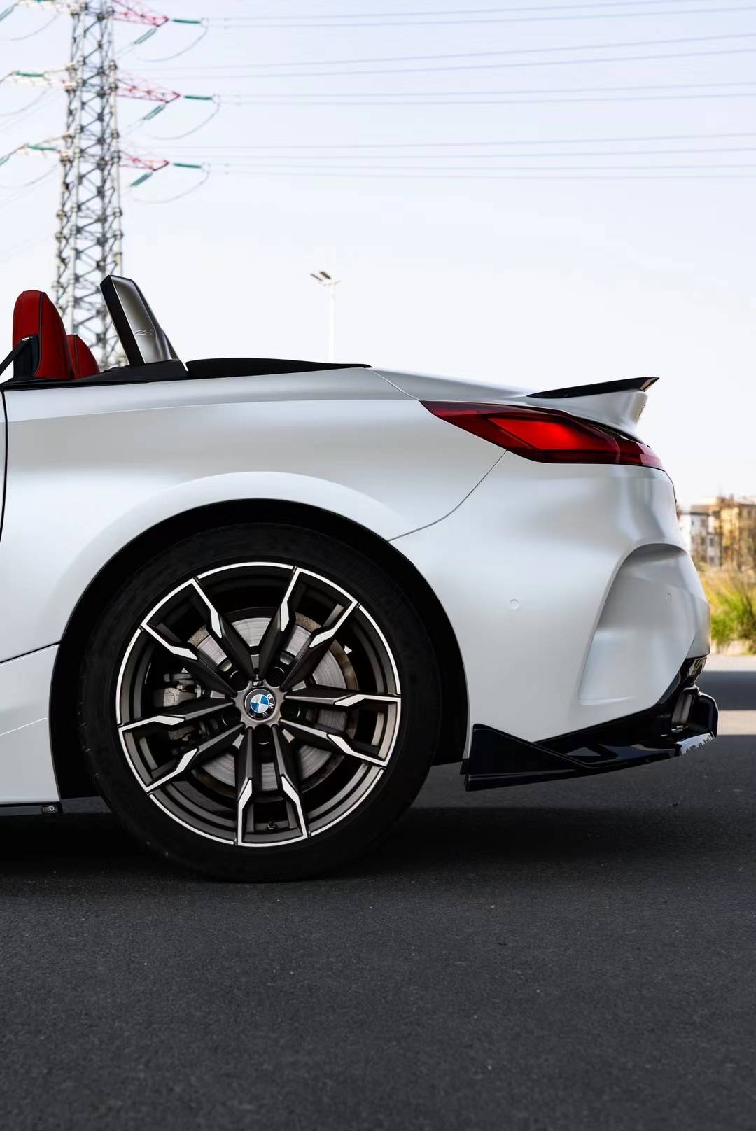 宝马z4-ek改色膜电光金属白,"白色控"必入_搜狐汽车