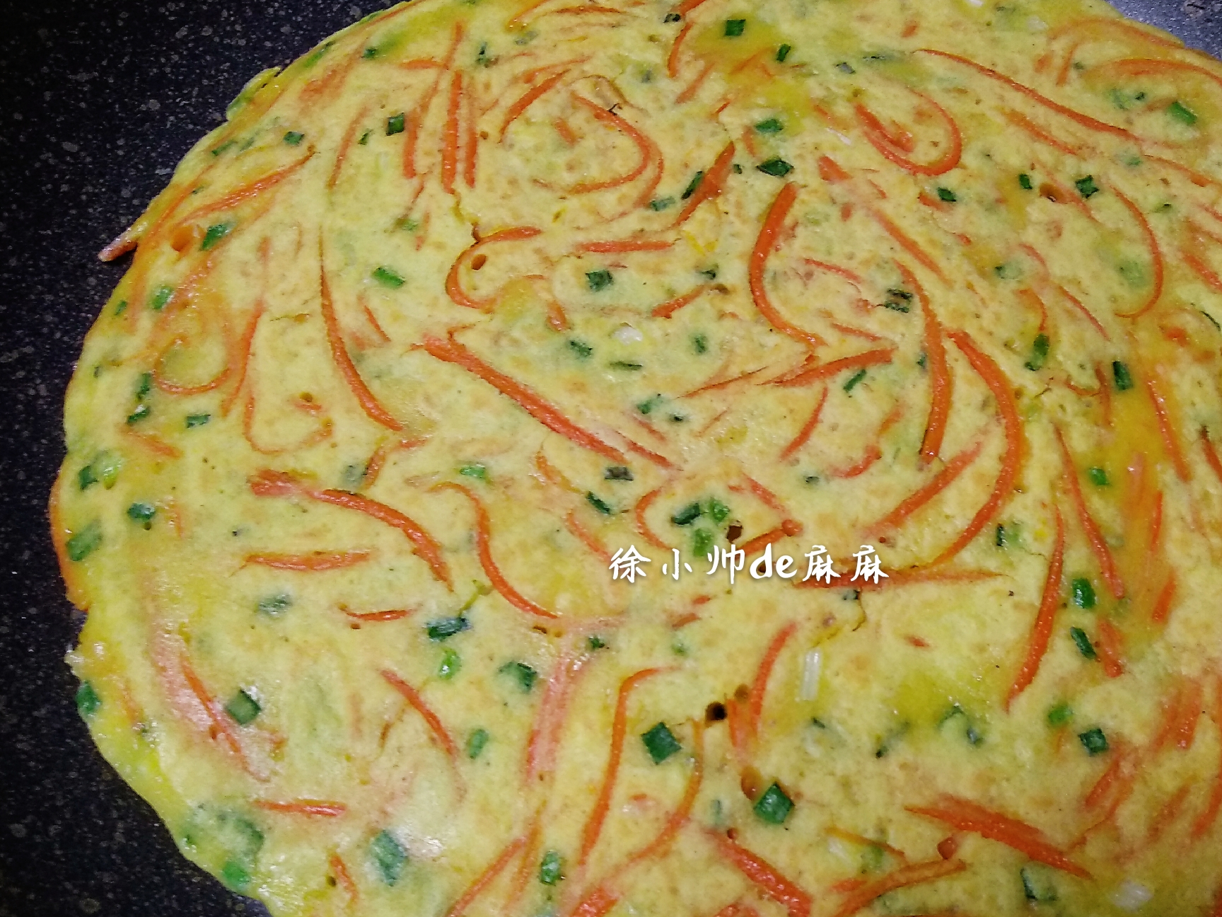 原创儿子早餐就爱吃这一张饼比包子面条有营养多了好吃还管饱