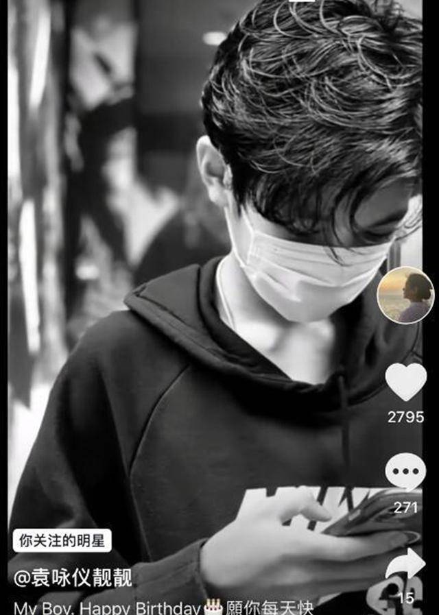 原创袁咏仪晒照为儿庆生14岁张慕童颜值帅气个头高痴迷滑板技艺高