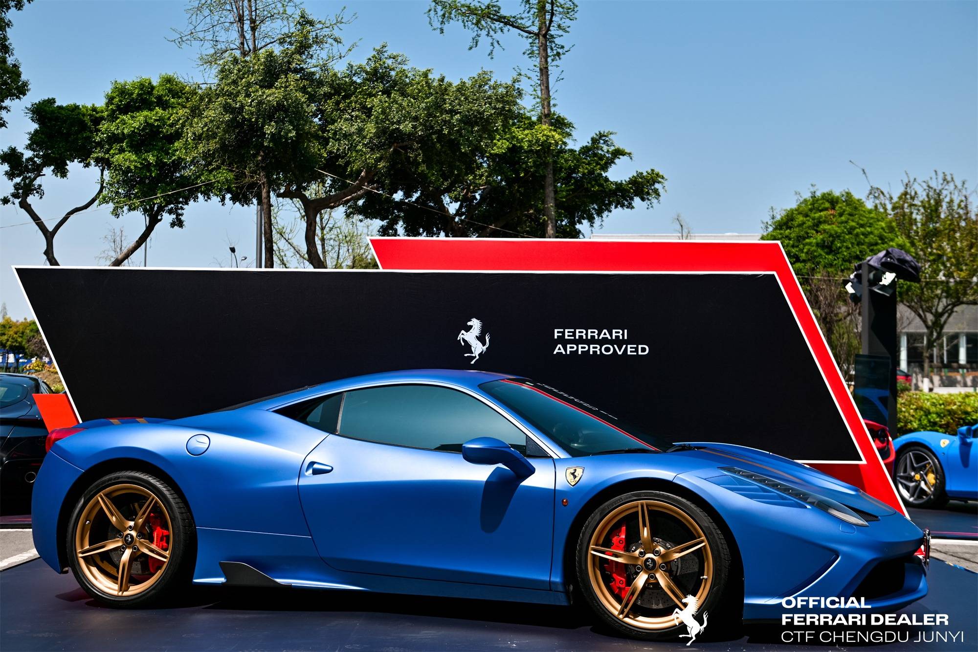 活动现场,法拉利458 speciale,ferrari ff,f8 tributo,california等10