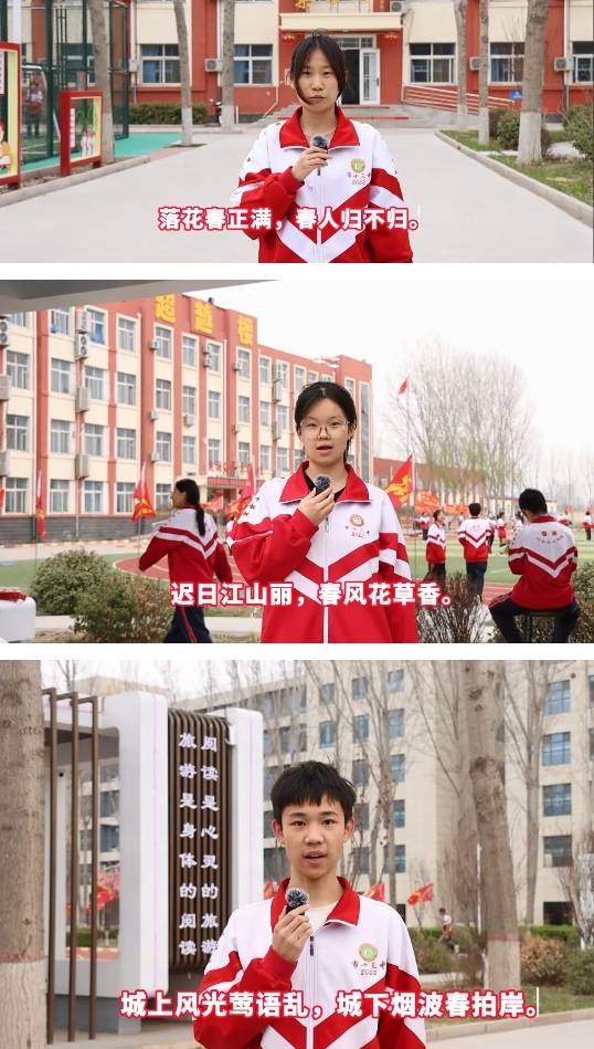 衡水顺平中学春风诵雅韵飞花传诗情
