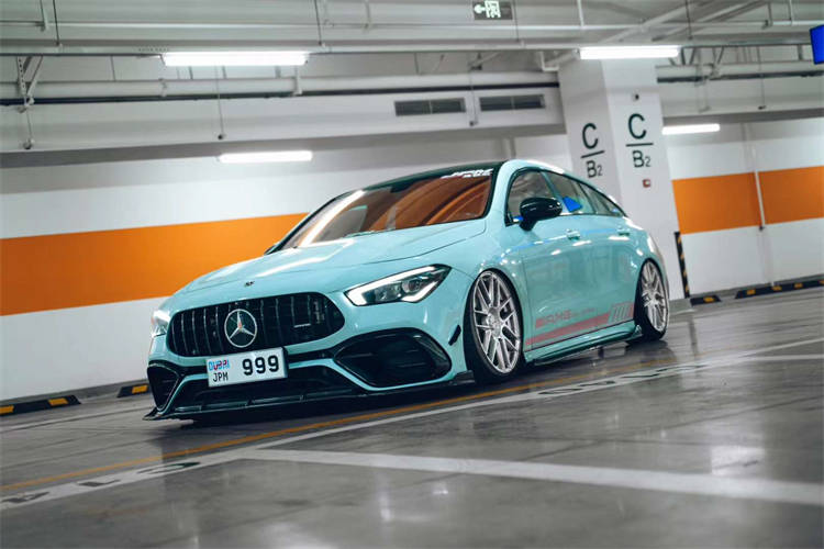 奔驰cla改装airbft气动避震姿态怎么样?_搜狐汽车_搜狐网