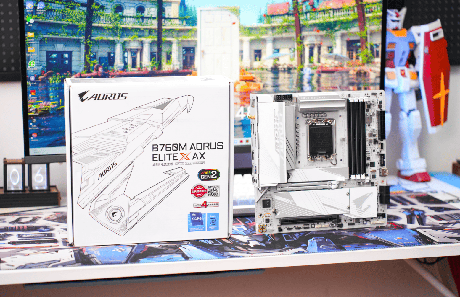 技嘉b760m冰雕x主板的全称是技嘉b760m aorus elite x ax,该主板采用