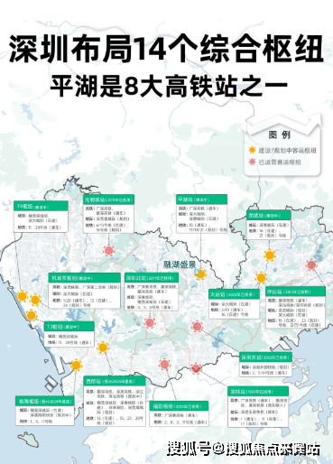 深圳地图上,14个综合交通枢纽,平湖赫然在列,这是继罗湖,福田,深圳