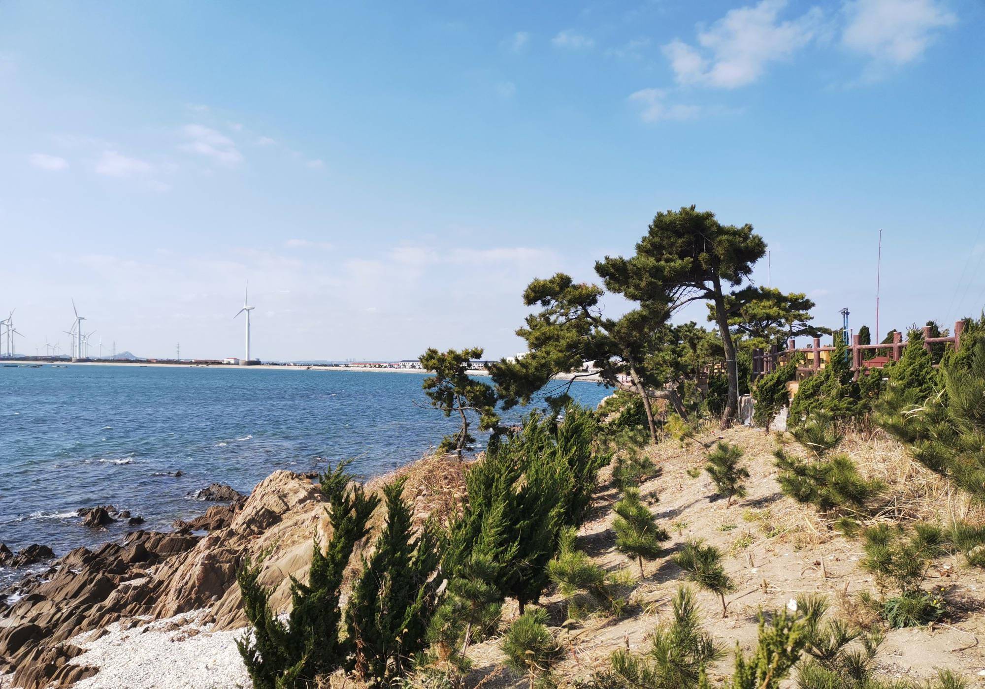 荣成百年古村落,风景秀丽景观齐全,大好天气游客稀少_风景区_旅游