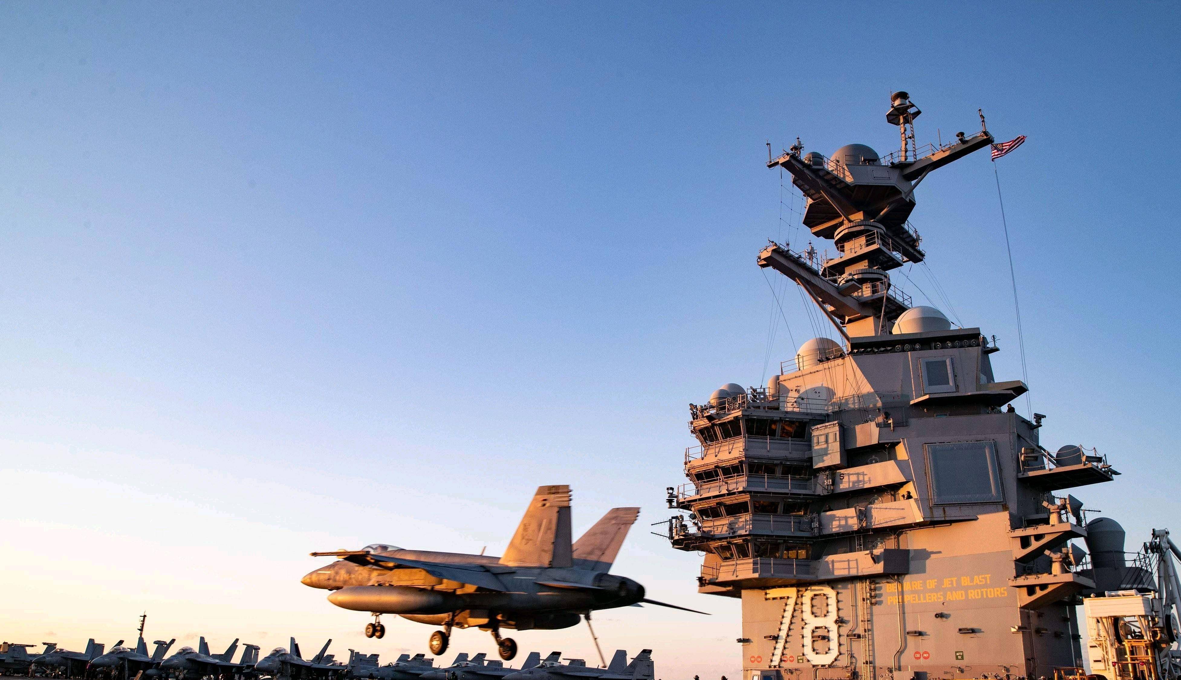 福特号航母能弹射f35战斗机吗电磁弹射还故障率高吗