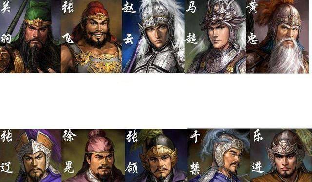 原创曹操手下战将很多为何只有张辽入选72名将张飞战绩不多却能入选