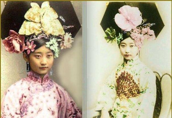 原创清朝格格王敏彤真的美吗第一幅图眼神清澈凸显温柔魅力