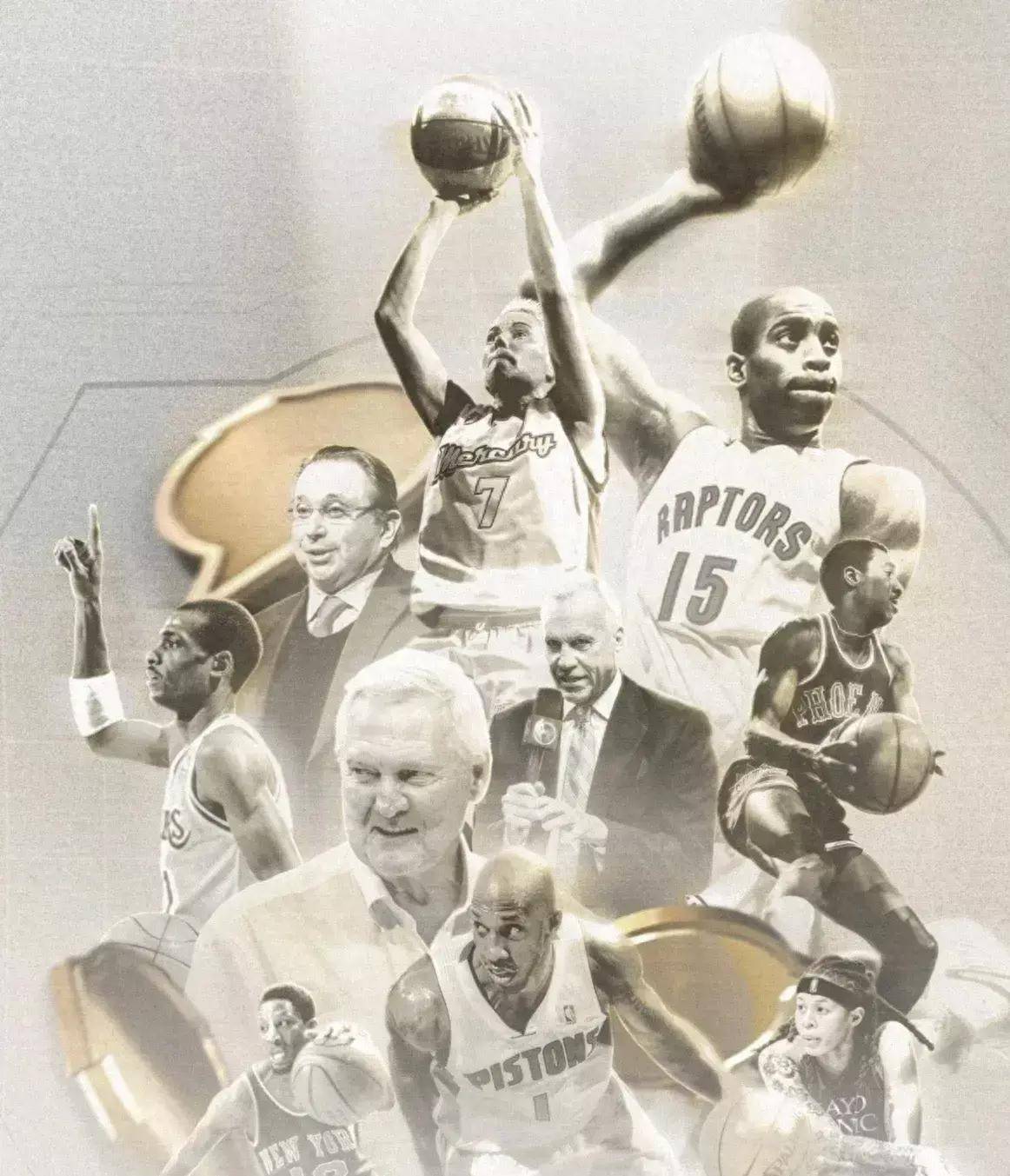 原创终于等到你2024年名人堂完整名单文斯卡特杰里韦斯特在列