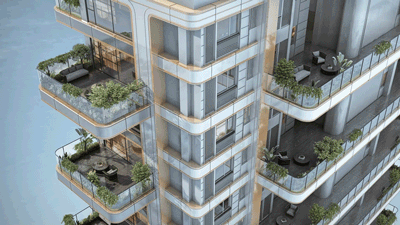 2米双层挑空的"云端住宅",并以游艇为灵感来源,颠覆式打造3大游艇式