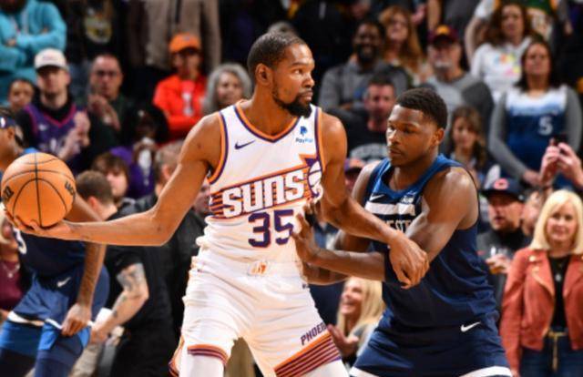 杜兰特领衔太阳胜森林狼,华子表现黯淡_助攻_篮板_布克