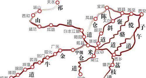 我们首先要看看子午谷在哪,子午谷奇谋具体是什么样的路线