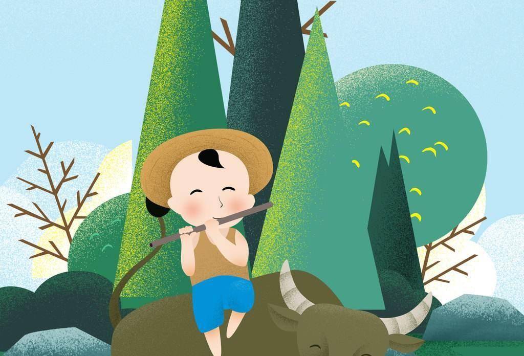 一幅唐代传世名画,世人都说好,段子手苏轼用一趣文轻松挑出毛病_牧童