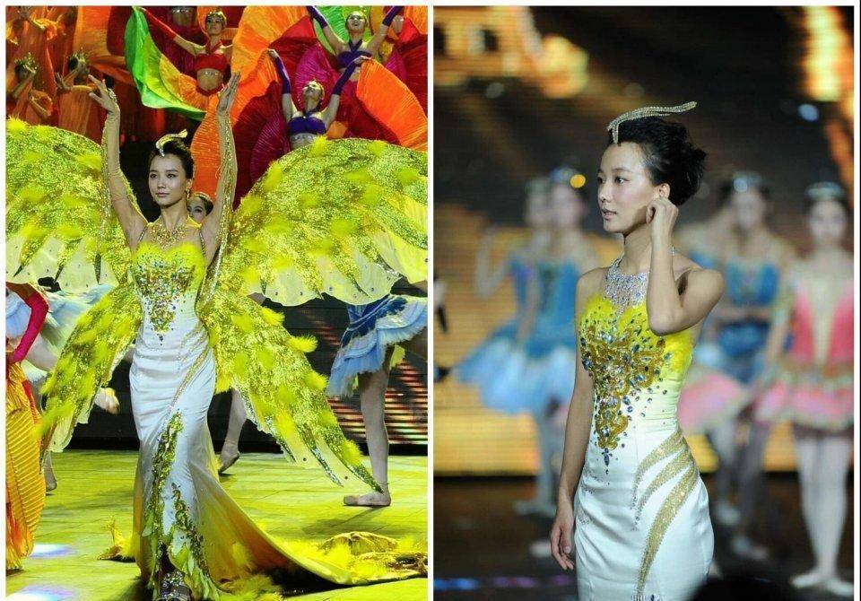 新金鹰女神战袍亮相被吐槽像一地鸡毛最美还是赵丽颖战袍